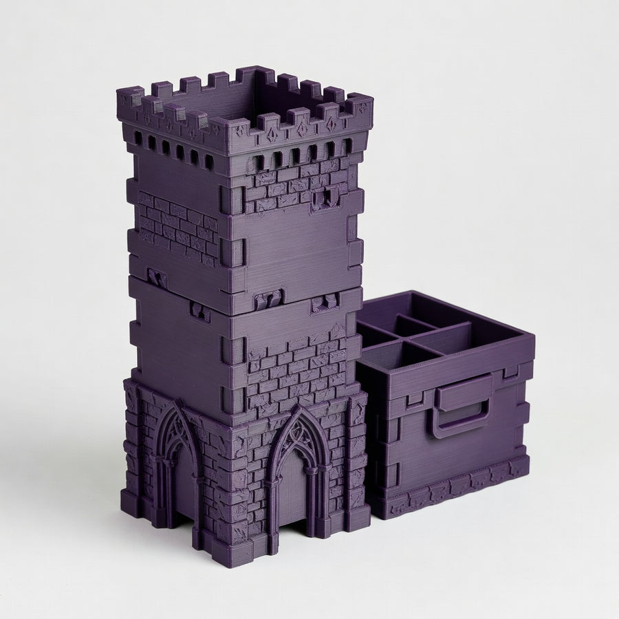Rollup Dice Box Tower